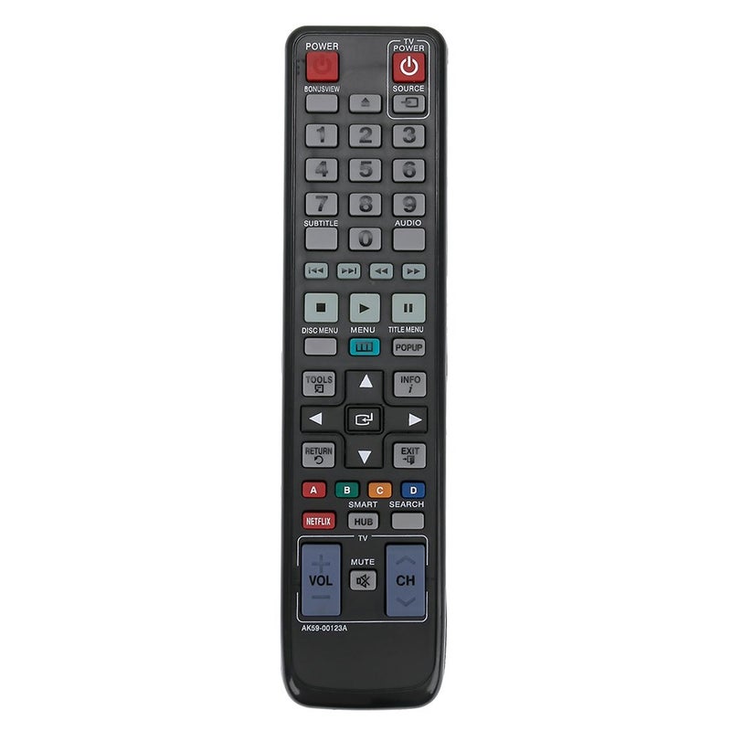 ZdalaMit AK59-00123A Replace Remote Applicable for Samsung BD-D5700 BD-D5700/ZA BD-D6100C BD-D6100C/ZA BD-D5490 BD- D5490/ZC BD-D5500 BD-D5500/ZC BD-D5500/ZA BD-D5500C BD-D5500C/ZA Blu-ray Disc DVD Player - Image 1